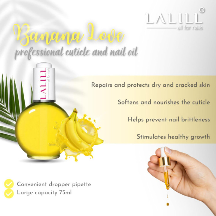Oliwka do paznokci i skórek 75ml Banan Love AMZ
