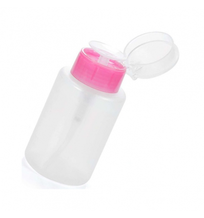 Dispenser/Pumpflasche 150 ml weiss/rosa