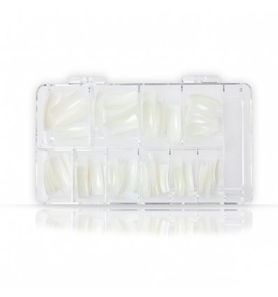 500 Stk.| Tips classic /euro in Box - clear - 