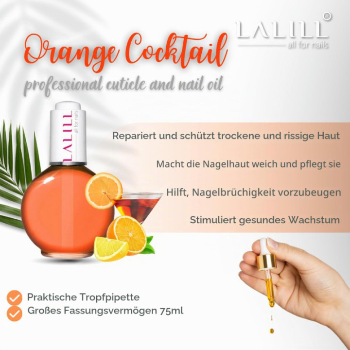 Oliwka do paznokci i skórek 75ml Orange Cocktail AMZ