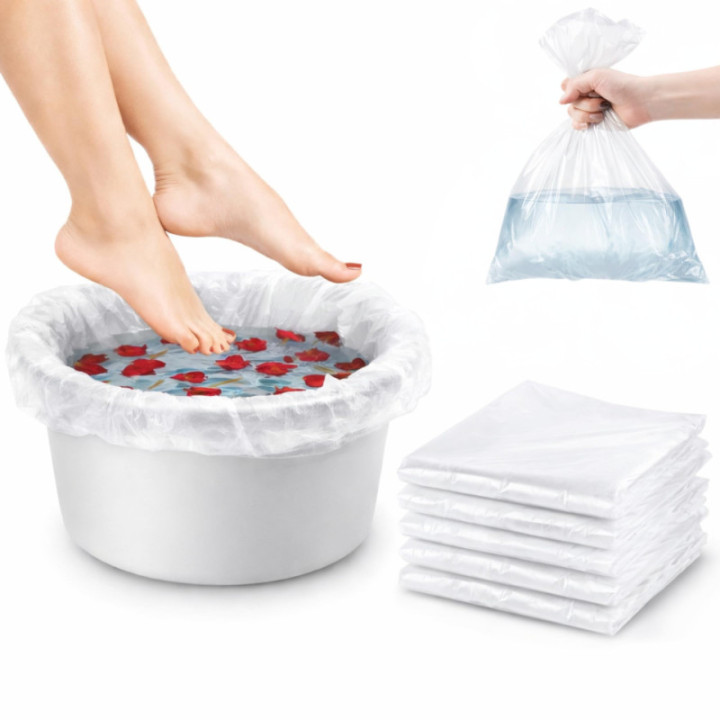 Worki torebki foliowe do miski pedicure - 50 szt. Amazon