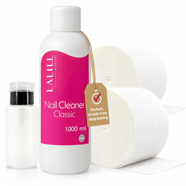 Zestaw AMAZON 2 Cleaner 1000 ml + waciki 1000 szt. + dozownik