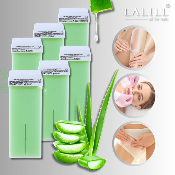 Zestaw wosk do depilacji 100ml aloesowy AMAZON Zestaw 6 sztuk